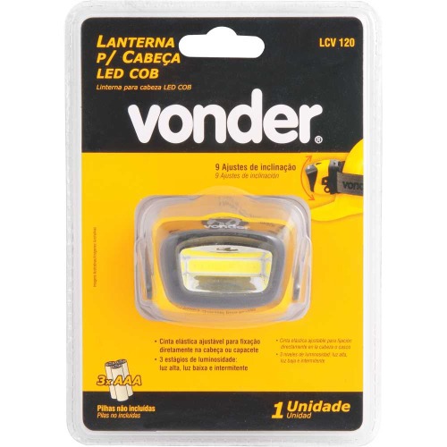 Lanterna Led de cabe�a 120 l�mens - LCV 120
