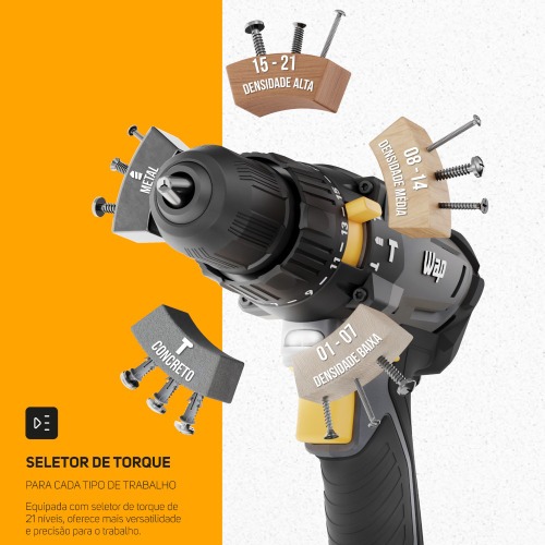 Furadeira Parafusadeira de impacto 3/8 Furadeira Parafusadeira de impacto 3/8