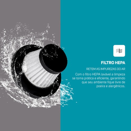 Aspirador de p� port�til a bateria - Handson