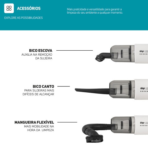 Aspirador de p� port�til a bateria - Handson