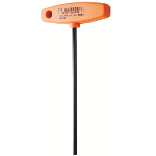 Chave allen cabo T 6 x 180 mm a�o cromo van�dio