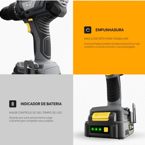 Furadeira Parafusadeira de impacto 1/2