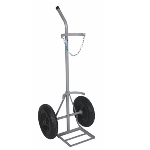 Carro para transporte de oxig�nio com apoio capacidade para 1 cilindro