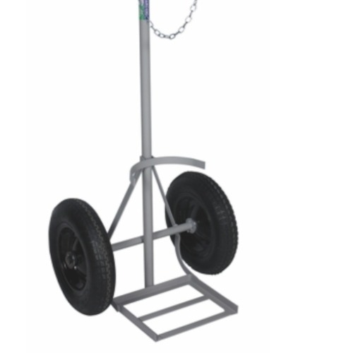 Carro para transporte de oxig�nio com apoio capacidade para 1 cilindro