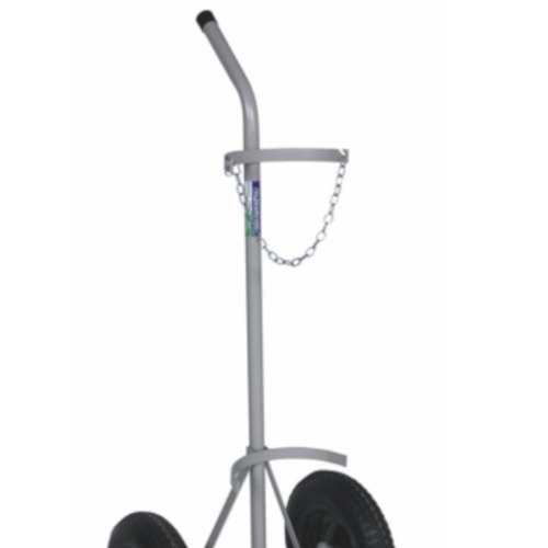 Carro para transporte de oxig�nio com apoio capacidade para 1 cilindro