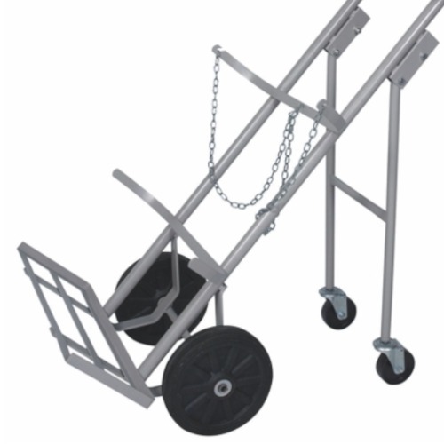 Carro para transporte de oxig�nio e acetileno para 2 cilindros roda maci�a - TM-75