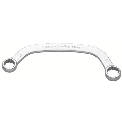 Chave estrela meia lua 11 x 13 mm a�o cromo van�dio