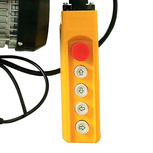 Guincho Talha elétrica 500/1000 kg elevação até 12 m com trole elétrico - Prime 220V Guincho Talha elétrica 500/1000 kg elevação até 12 m com trole elétrico - Prime 220V