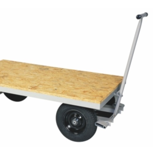 Carro plataforma com tampo em madeira capacidade de 1.200 kg  - TM-72