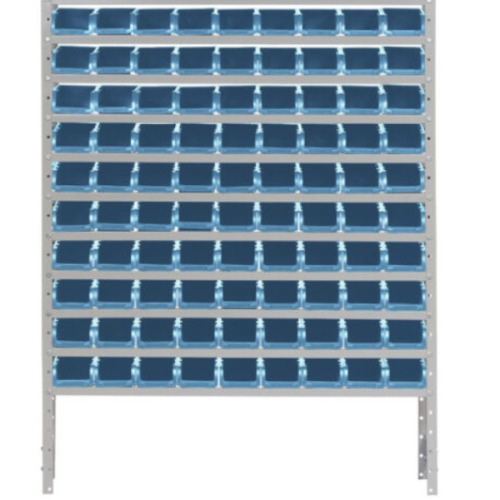 Estante met�lica com 108 gavetas n�3 azul - EF108/3A