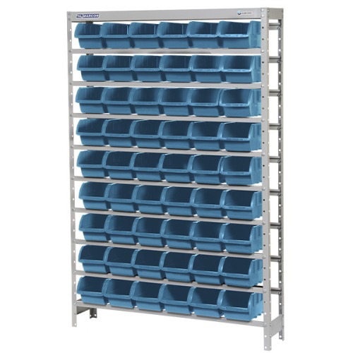Estante met�lica com 54 gavetas n� 5 azul - EM54/5A