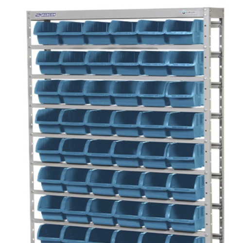 Estante met�lica com 54 gavetas n� 5 azul - EM54/5A