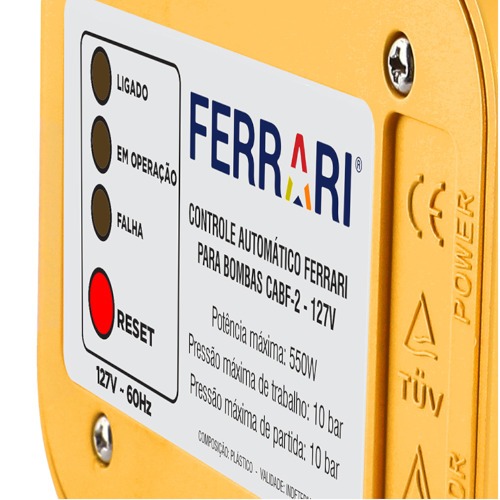 Controlador autom�tico para bomba d'�gua - CABF-1  110V/220V