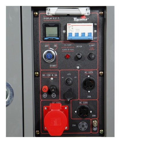 Gerador de energia 7,5 Kva a diesel cabinado trifásico 220V - TDG8500SLE3DXP Gerador de energia 7,5 Kva a diesel cabinado trifásico 220V - TDG8500SLE3DXP