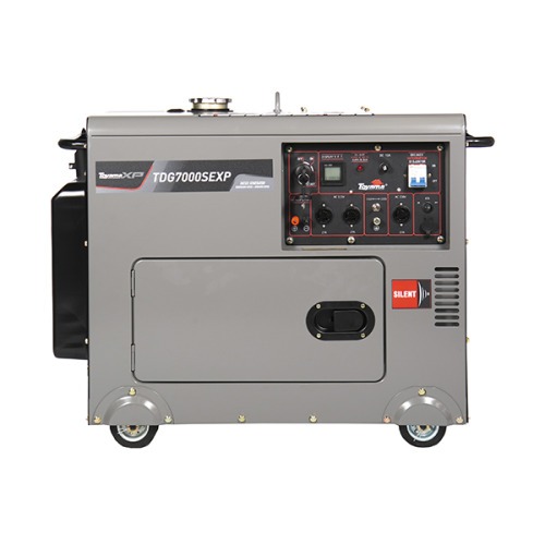 Gerador de energia 6 Kva a diesel cabinado bivolt partida el�trica com AVR - TDG7000SEXP  110V/220V