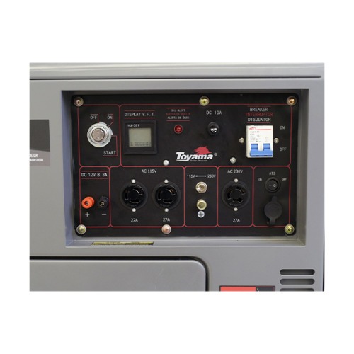 Gerador de energia 6 Kva a diesel cabinado bivolt partida el�trica com AVR - TDG7000SEXP  110V/220V