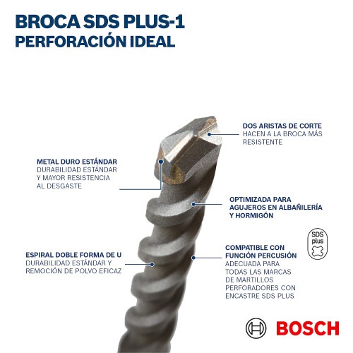 Broca de w�dea para concreto 6 x 100 x 160 mm - SDS PLUS