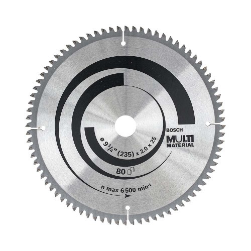 Disco de serra para madeira 235 x 25mm x 80 dentes Disco de serra para madeira 235 x 25mm x 80 dentes
