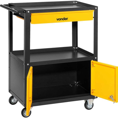 Carrinho para ferramentas desmontável com 1 gaveta Carrinho para ferramentas desmontável com 1 gaveta