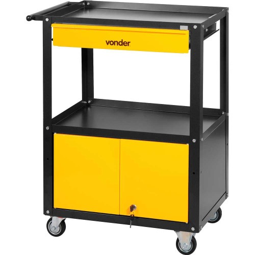 Carrinho para ferramentas desmontável com 1 gaveta Carrinho para ferramentas desmontável com 1 gaveta
