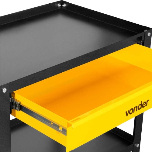 Carrinho para ferramentas desmontável com 1 gaveta Carrinho para ferramentas desmontável com 1 gaveta