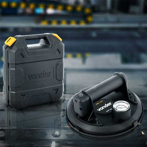 Ventosa com bomba de v�cuo a bateria 3,7V com maleta