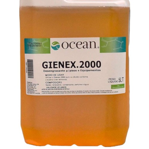 Desengraxante para limpeza de pisos e equipamentos 5 litros - 2000