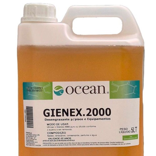 Desengraxante para limpeza de pisos e equipamentos 5 litros - 2000