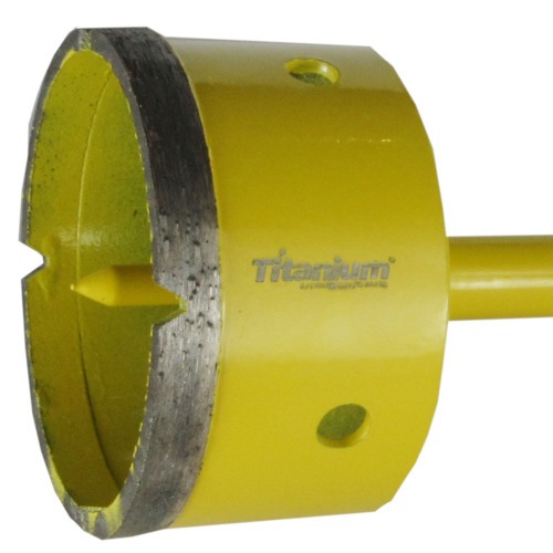 Serra copo diamantada 75 mm com haste encaixe 3/8 Serra copo diamantada 75 mm com haste encaixe 3/8