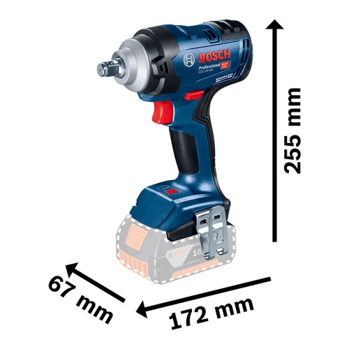 Chave de impacto a bateria 18V encaixe 1/2