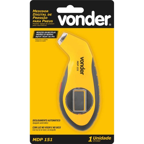 Calibrador e medidor digital de press�o para pneus - MDP 151