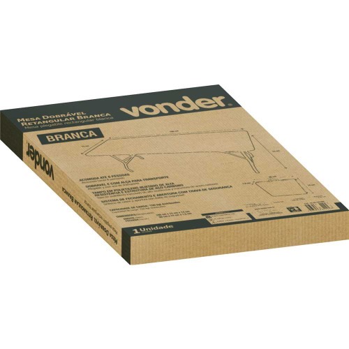 Mesa dobr�vel retangular 180 cm