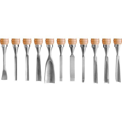 Jogo de form�es para entalhe de 6 a 16 mm com 11 pe�as 