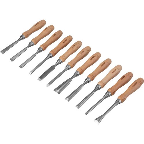 Jogo de form�es para entalhe de 6 a 16 mm com 11 pe�as 