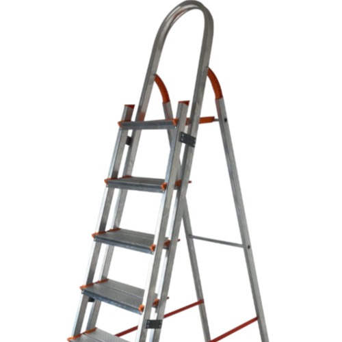 Escada de alumínio com 7 degraus duplos residencial - EMD007 Escada de alumínio com 7 degraus duplos residencial - EMD007