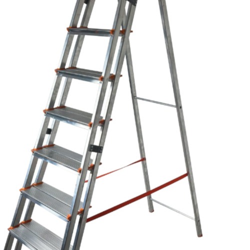 Escada de alumínio com 8 degraus duplos residencial - EMD008 Escada de alumínio com 8 degraus duplos residencial - EMD008