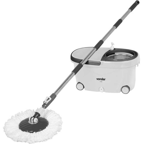 Balde espremedor com mop girat�rio de rodinha capacidade 7,5 litros