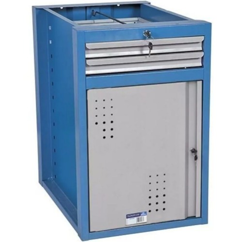 M�dulo com abertura para esquerda e 2 gavetas