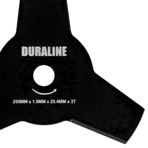 Lâmina para roçadeira 3 pontas 255 mm x 1,5 mm x 1 Lâmina para roçadeira 3 pontas 255 mm x 1,5 mm x 1