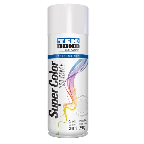 Tinta spray para uso geral 350 ml - Super color