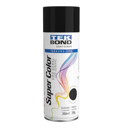 Tinta spray para uso geral 350 ml - Super color