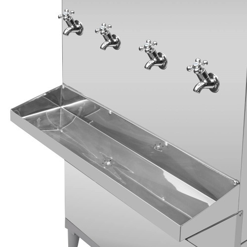 Bebedouro industrial de coluna 200 litros em aço inox 220V Bebedouro industrial de coluna 200 litros em aço inox 220V