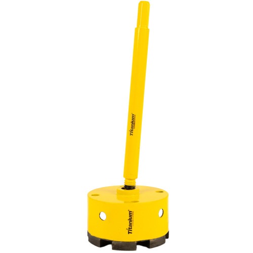 Serra copo diamantada 80 mm com haste encaixe 3/8
