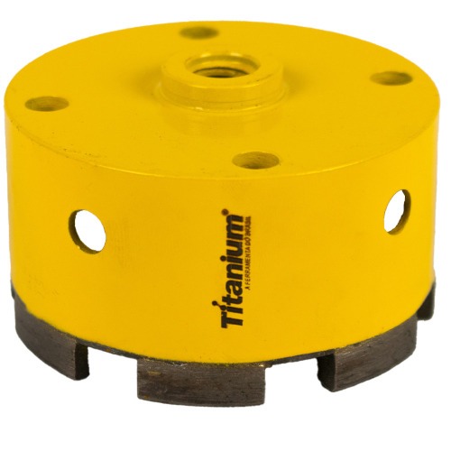 Serra copo diamantada 80 mm com haste encaixe 3/8