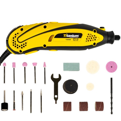 Micro ret�fica 130 watts com 40 acess�rios - 07633  220V