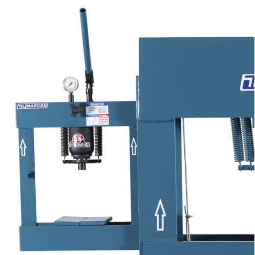 Prensa hidr�ulica capacidade 100 toneladas com auxiliar de 15 toneladas - 4208