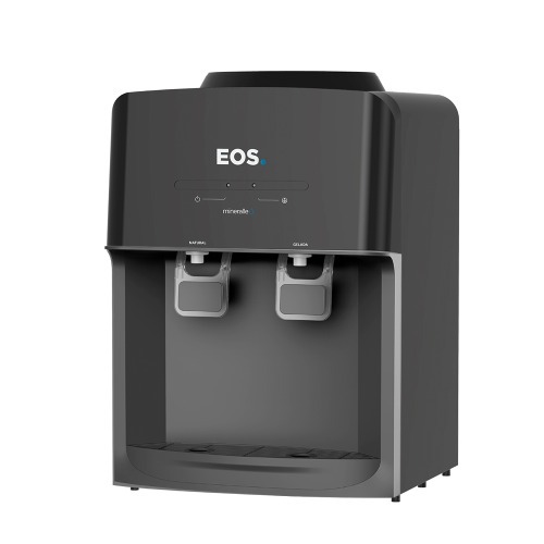 Bebedouro de mesa refrigerado eletr�nico preto Mineralle - EBE03P  110V/220V