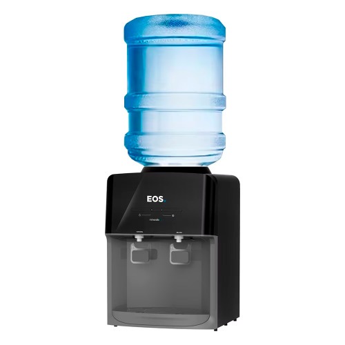 Bebedouro de mesa refrigerado eletr�nico preto Mineralle - EBE03P  110V/220V