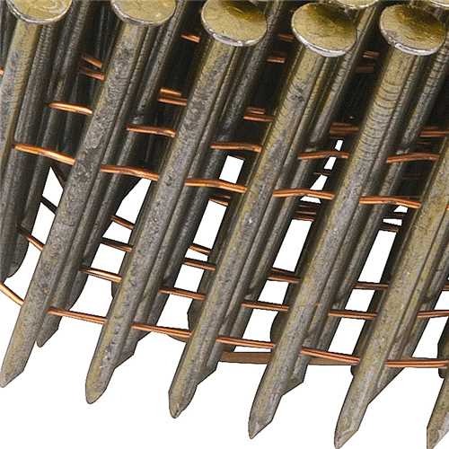 Prego anelado 2,1 x 45 mm carretel com 300 peças para o pregador PP 550 Prego anelado 2,1 x 45 mm carretel com 300 peças para o pregador PP 550