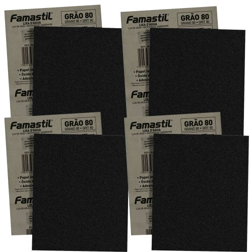 Kit 20 Folhas de lixa D'�gua - F51.01